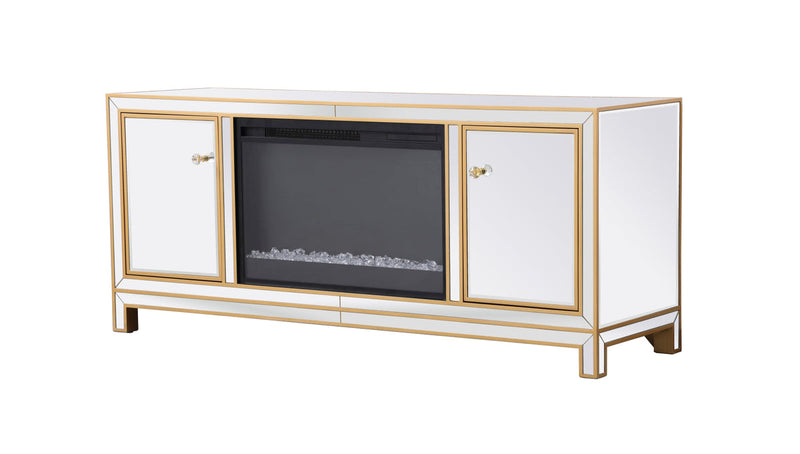 media image for Reflexion Tv Cabinet With Fireplace Elegant Decor Mf701G F1 12 240