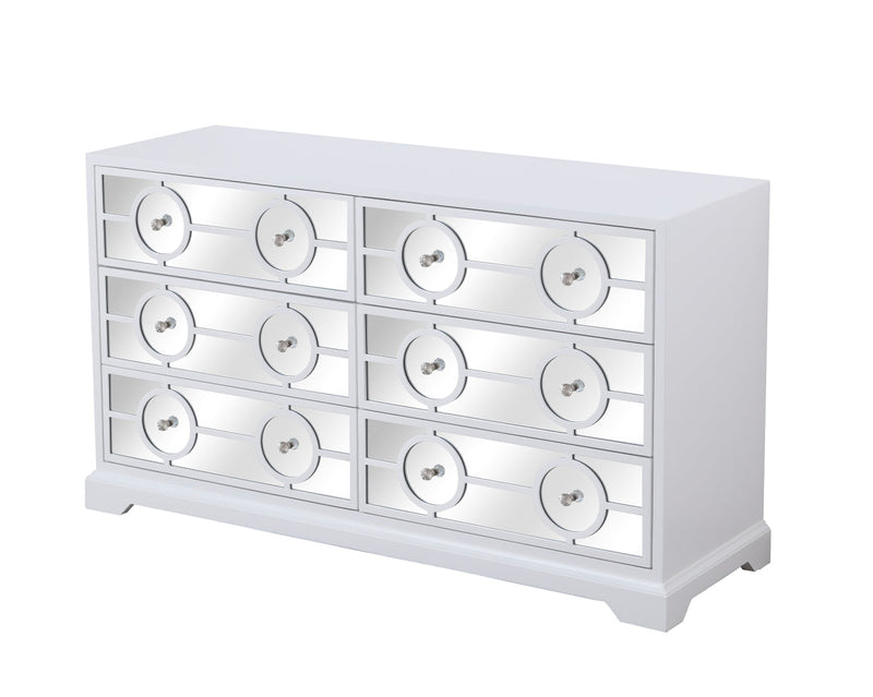 media image for Modern Cabinet Elegant Furniture Lighting Mf81017Wh 15 260