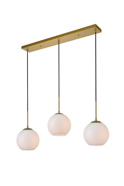 product image for Baxter 3 Light Pendant Living District Ld2208Bk 32 31