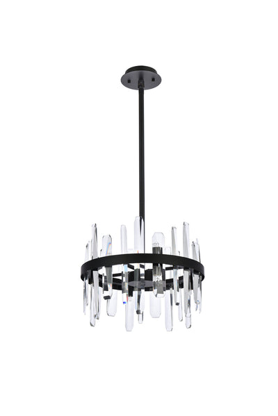 product image for Serena 8 Light Pendant Elegant Lighting 2200D16Bk 16 63