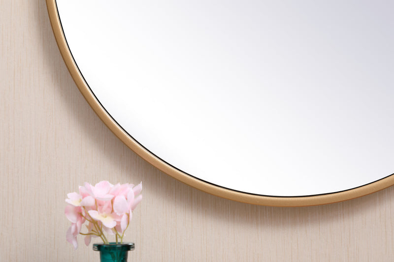 media image for Rowan Vanity Mirror Elegant Decor Mr4718Bk 50 266