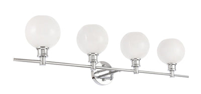 product image for Collier 4 Light Bath Sconces Living District Ld2322Bk 36 47