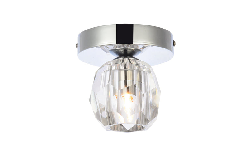 media image for Eren Flush Mount Elegant Lighting 3505F5Bk 2 248