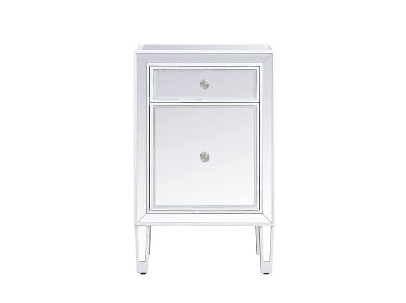 media image for Reflexion Nightstand Elegant Decor Mf72035Wh 1 246