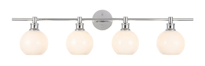 product image for Collier 4 Light Bath Sconces Living District Ld2322Bk 54 48