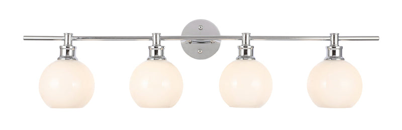 media image for Collier 4 Light Bath Sconces Living District Ld2322Bk 54 236