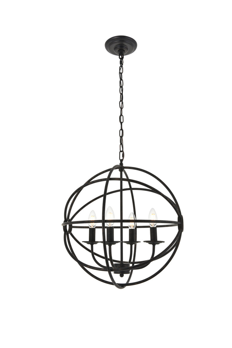 media image for Octavia 4 Light Pendant Living District Ld4006D18Brd 10 242