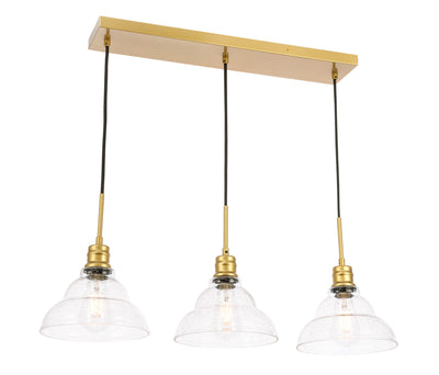 product image for Clive 3 Light Pendant Living District Ld6222Bk 8 84