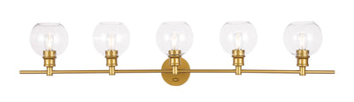 product image for Collier 5 Light Bath Sconces Living District Ld2326Bk 3 20