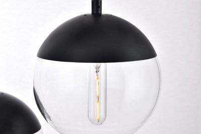 product image for Eclipse 3 Light Pendant Living District Ld6122Bk 16 89