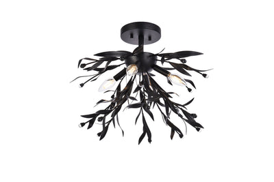 product image for Priscilla 4 Light Flush Mount Living District Ld810F19Bk 7 52