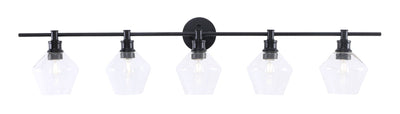 product image for Gene 5 Light Bath Sconces Living District Ld2324Bk 48 66