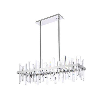 product image for Serena 20 Light Chandelier Elegant Lighting 2200G36Bk 17 57