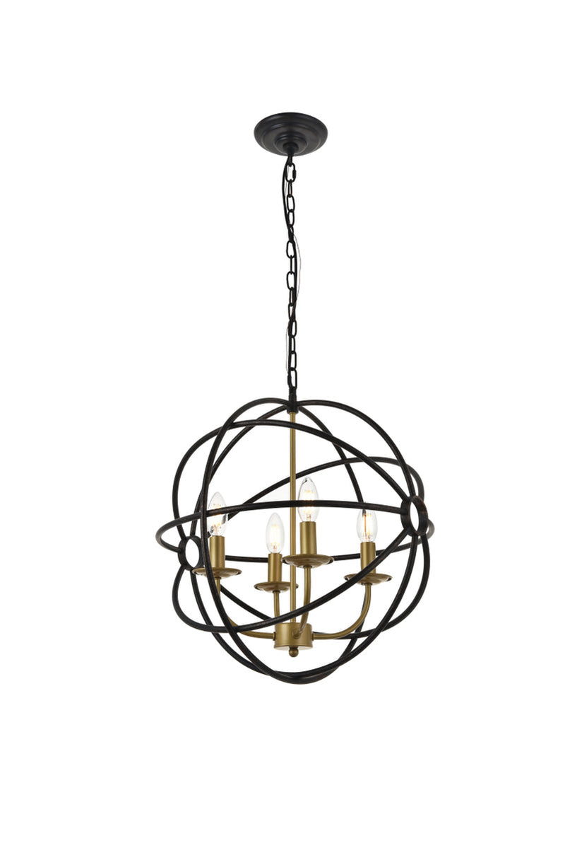 media image for Octavia 4 Light Pendant Living District Ld4006D18Brd 9 218