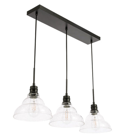 product image for Clive 3 Light Pendant Living District Ld6222Bk 19 51