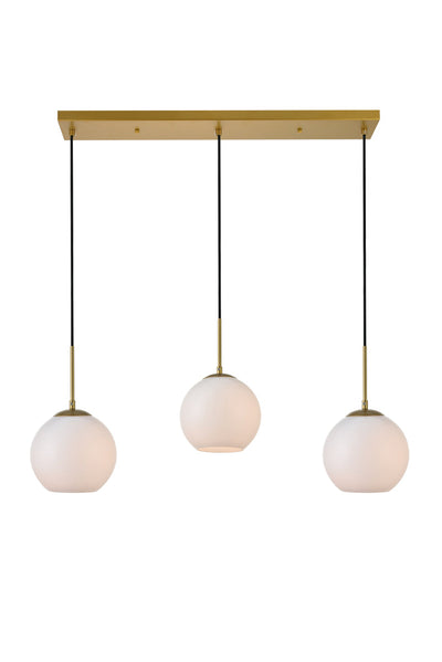 product image for Baxter 3 Light Pendant Living District Ld2208Bk 15 28