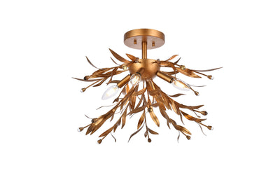 product image for Priscilla 4 Light Flush Mount Living District Ld810F19Bk 8 73