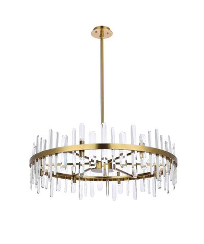 product image for Serena 16 Light Chandelier Elegant Lighting 2200G30Bk 54 89