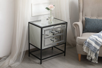 product image for Beau End Tables Elegant Decor Mf73016Bk 6 54