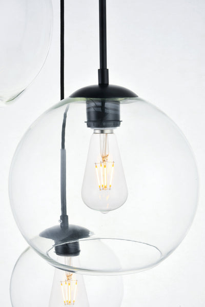 product image for Baxter 3 Light Pendant Living District Ld2208Bk 76 46