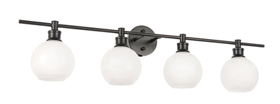 product image for Collier 4 Light Bath Sconces Living District Ld2322Bk 68 61