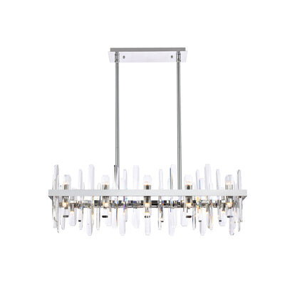 product image for Serena 20 Light Chandelier Elegant Lighting 2200G36Bk 2 50