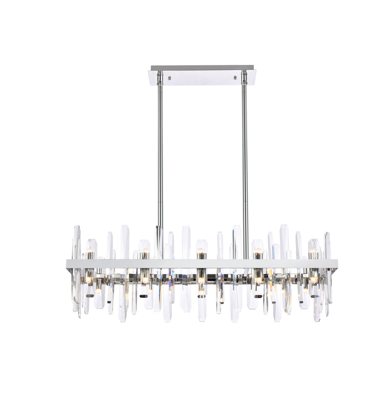 media image for Serena 20 Light Chandelier Elegant Lighting 2200G36Bk 2 237