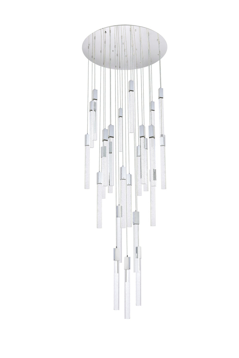 media image for Weston 25 Light Pendant Elegant Lighting 2066G36Bk 35 28