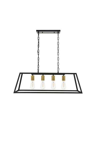 product image for Resolute 4 Light Pendant Living District Ld4061D32Bk 5 54