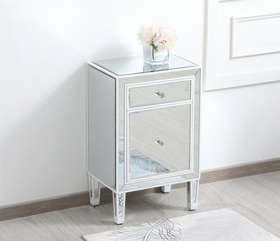 product image for Reflexion Nightstand Elegant Decor Mf72035Wh 9 9