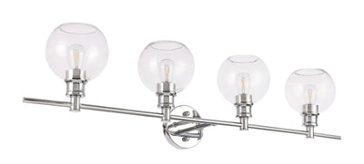 product image for Collier 4 Light Bath Sconces Living District Ld2322Bk 35 57