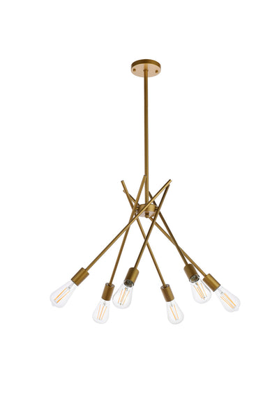 product image for Lucca 6 Light Pendant Living District Ld640D23Bk 18 80