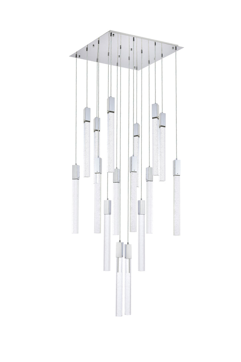 media image for Weston 16 Light Pendant Elegant Lighting 2066G30Bk 32 212