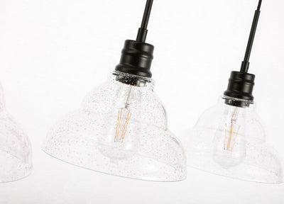 product image for Clive 3 Light Pendant Living District Ld6222Bk 25 29