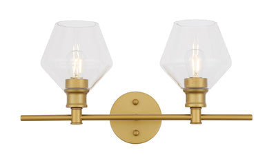 product image for Gene 2 Light Bath Sconces Living District Ld2312Bk 3 22