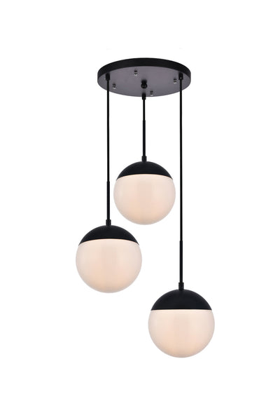 product image for Eclipse 3 Light Pendant Living District Ld6122Bk 15 18