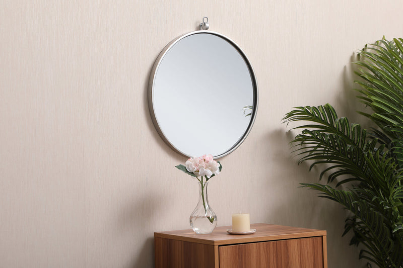 media image for Rowan Vanity Mirror Elegant Decor Mr4718Bk 66 277