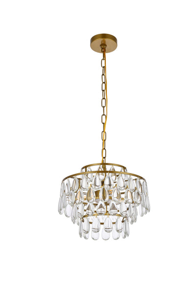 product image for Mila 3 Light Pendant Elegant Lighting 1102D12Bk 50 14