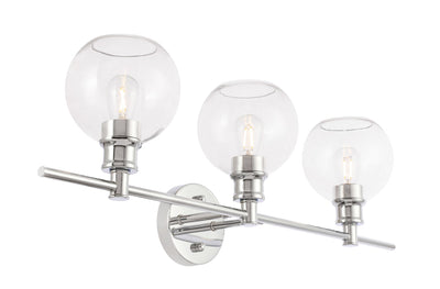 product image for Collier 3 Light Bath Sconces Living District Ld2318Bk 41 42