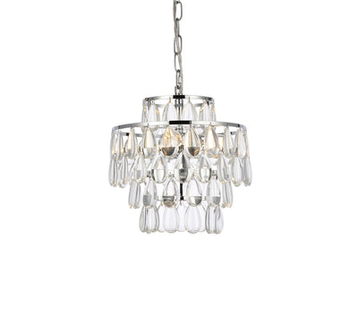 product image for Mila 3 Light Pendant Elegant Lighting 1102D12Bk 12 26