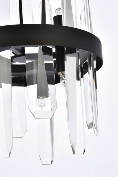 product image for Serena 6 Light Pendant Elegant Lighting 2200D10Bk 25 98