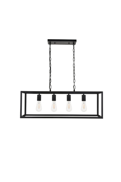 product image for Resolute 4 Light Pendant Living District Ld4061D32Bk 6 64