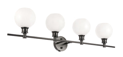 product image for Collier 4 Light Bath Sconces Living District Ld2322Bk 32 89