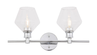 product image for Gene 2 Light Bath Sconces Living District Ld2312Bk 5 78