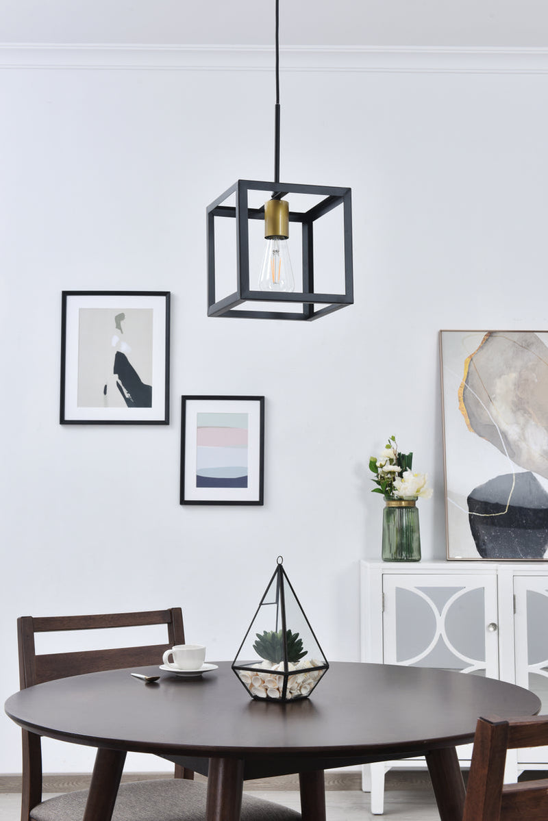 media image for Resolute Pendant Living District Ld4063D8Bk 46 215