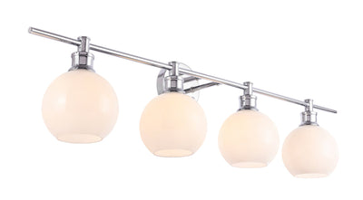 product image for Collier 4 Light Bath Sconces Living District Ld2322Bk 90 10