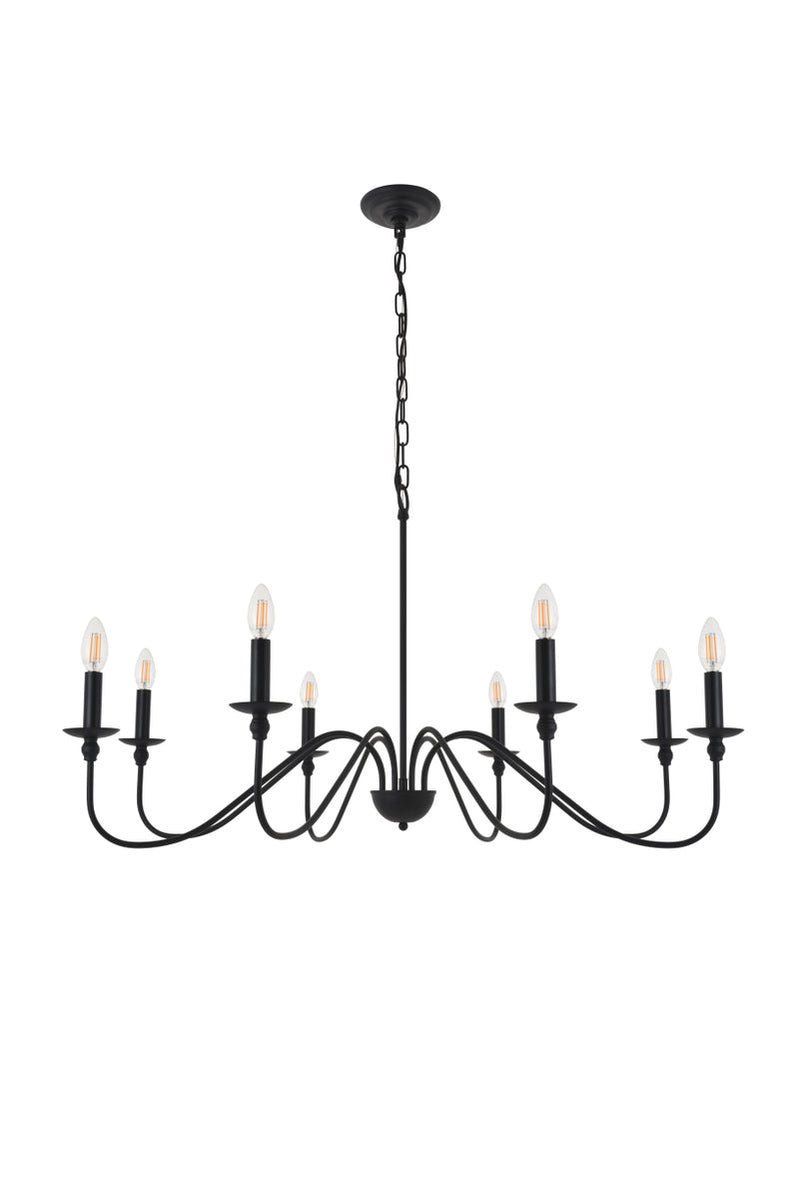 media image for Rohan 8 Light Pendant Living District Ld5006D42Mb 2 283