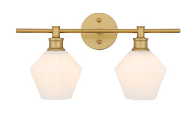 product image for Gene 2 Light Bath Sconces Living District Ld2312Bk 52 78