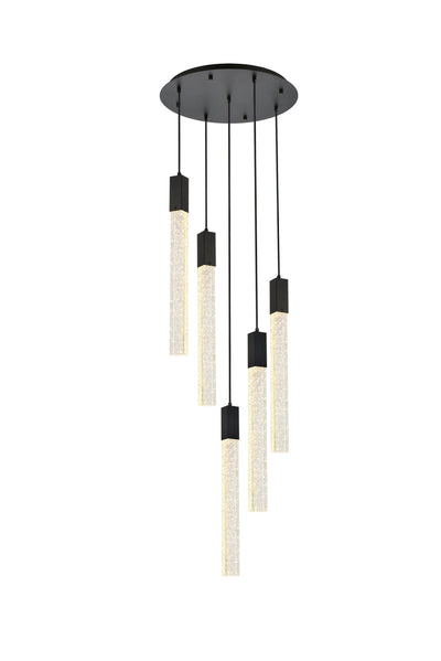 product image for Weston 5 Light Pendant Elegant Lighting 2066D16Bk 4 88