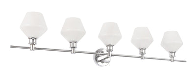 product image for Gene 5 Light Bath Sconces Living District Ld2324Bk 47 70